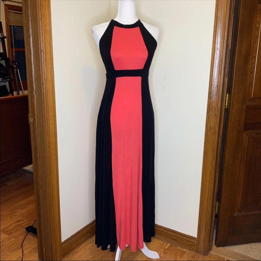 Colorblock Maxi Dress